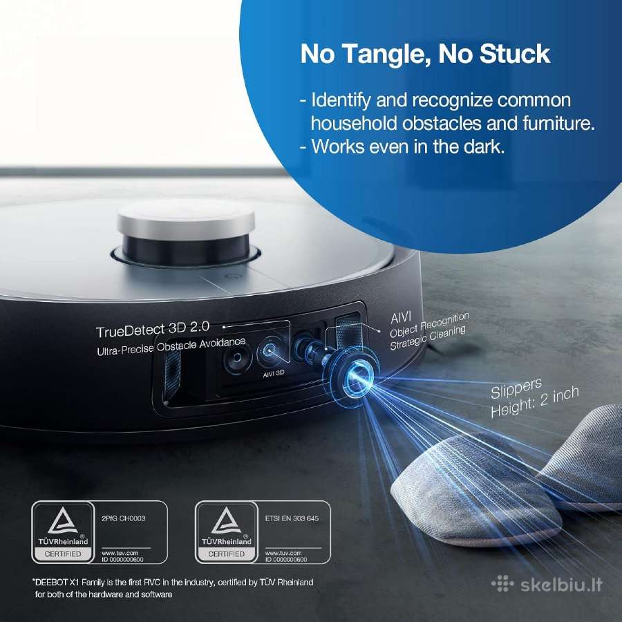 Ecovacs X1 Turbo – Top klasės robotas su plovimu!