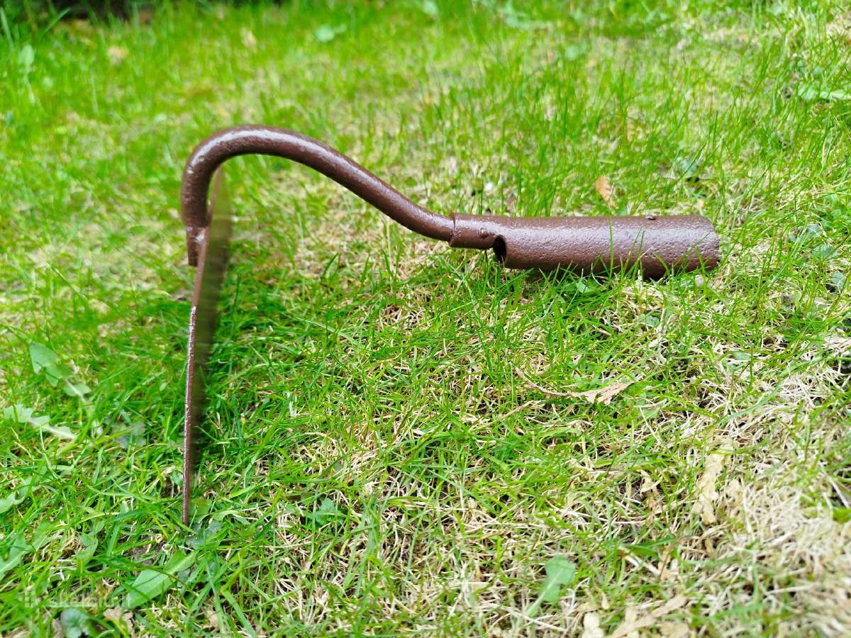 Kauptukas žemės sodo darbams metalinis tarybinis - nuotraukos Nr. 3