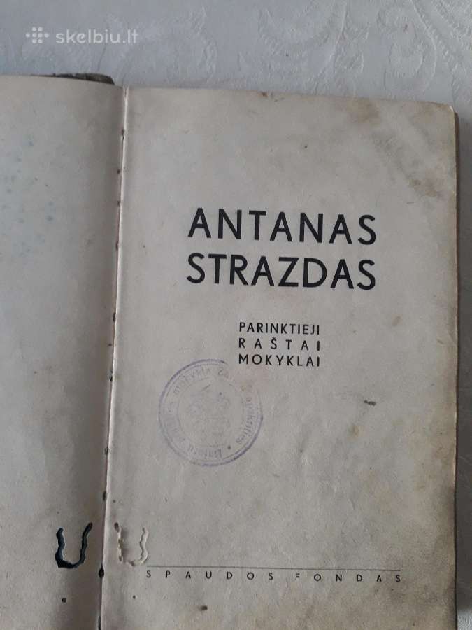 Antikvaras Knyga "Antanas Strazdas"