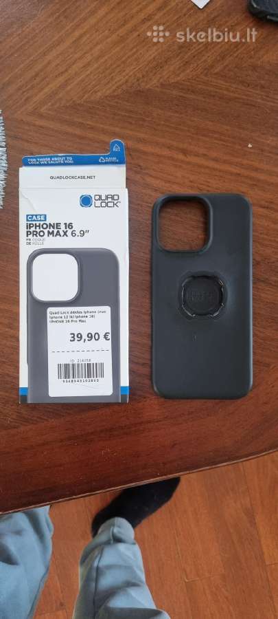 Quad lock iPhone 16 pro max deklas