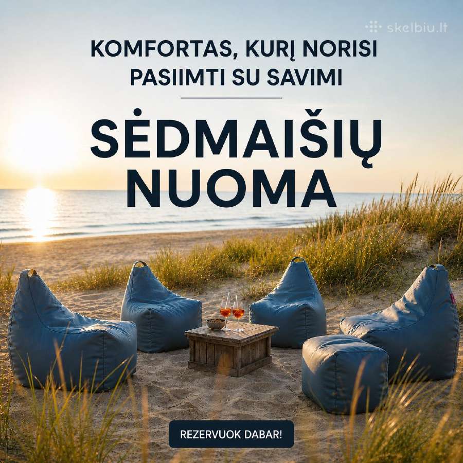 Sėdmaišių nuoma
