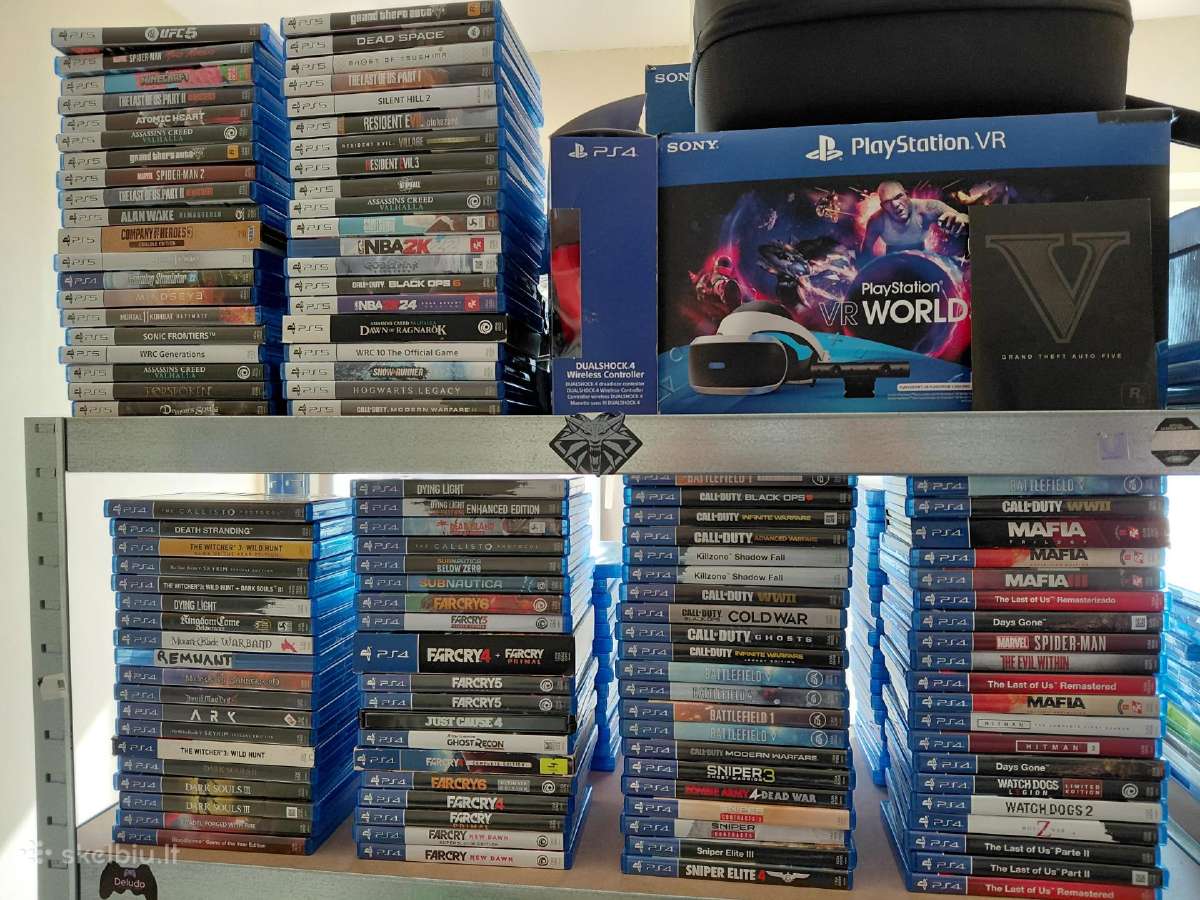Didelis pasirinkimas ps4 konsolių ir zaidimų - nuotraukos Nr. 7