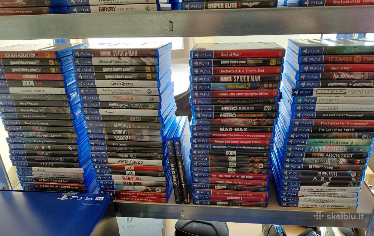 Didelis pasirinkimas ps4 konsolių ir zaidimų - nuotraukos Nr. 8