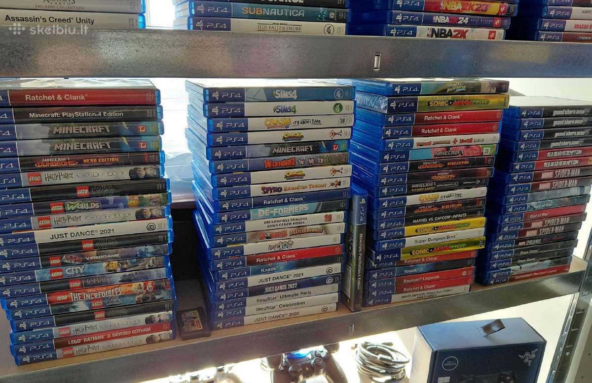 Didelis pasirinkimas ps4 konsolių ir zaidimų - nuotraukos Nr. 9