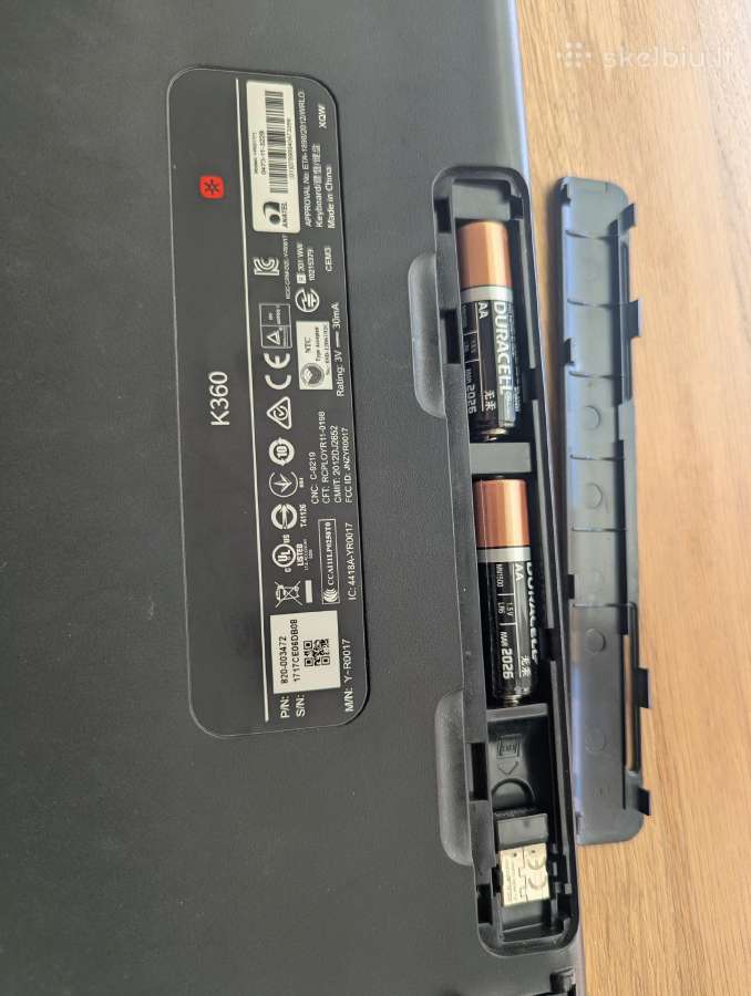 Logitech K360 Belaide klaviatura - nuotraukos Nr. 3