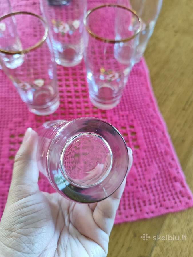 Stiklinės vandeniui, gaivai, 6 vnt. - nuotraukos Nr. 8