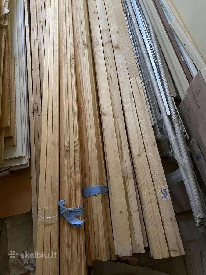 Tašeliai obliuoti, 45 x 16 x 3000 mm, pušis, 47vnt - nuotraukos Nr. 2