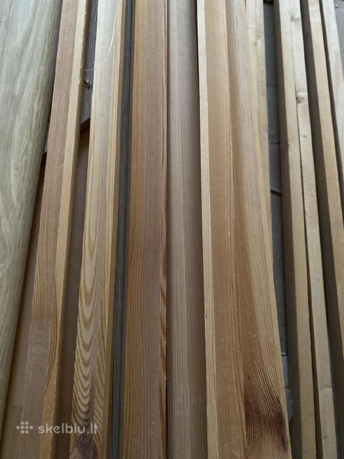 Vidiniai kampai, pušis, 20x20x2300 mm, 6 vnt - nuotraukos Nr. 2