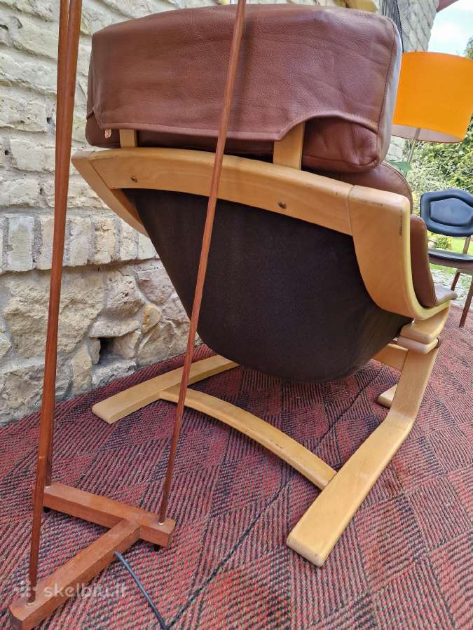 Vintažinis mid century poilsio fotelis "Kroken" - nuotraukos Nr. 16