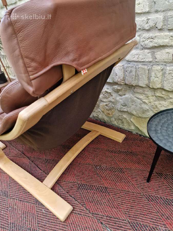 Vintažinis mid century poilsio fotelis "Kroken" - nuotraukos Nr. 24