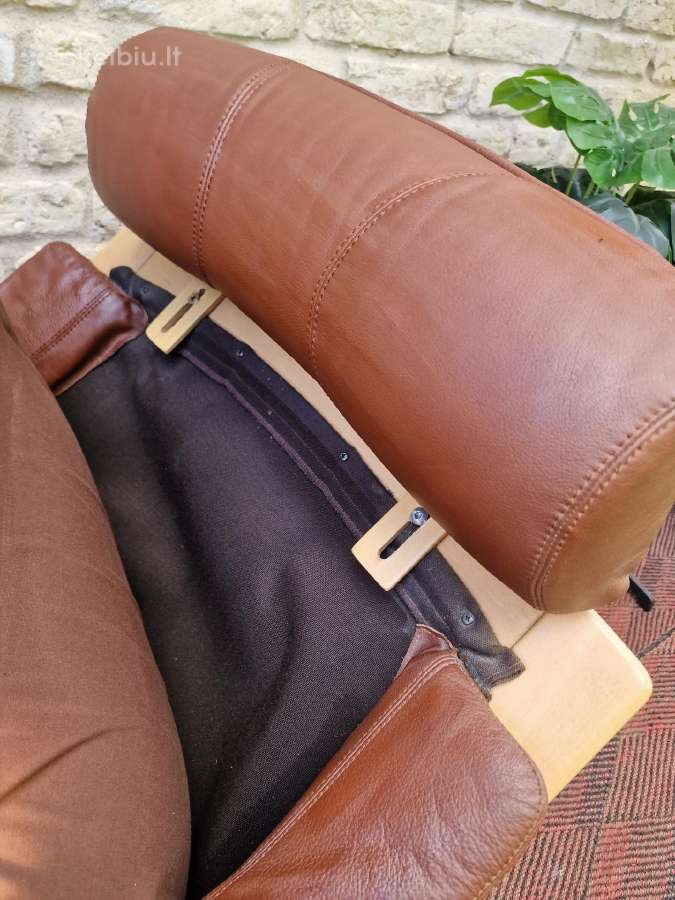 Vintažinis mid century poilsio fotelis "Kroken" - nuotraukos Nr. 28