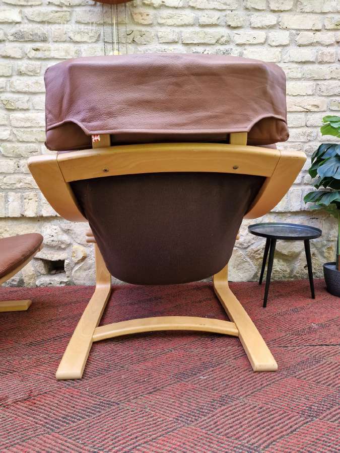 Vintažinis mid century poilsio fotelis "Kroken" - nuotraukos Nr. 38