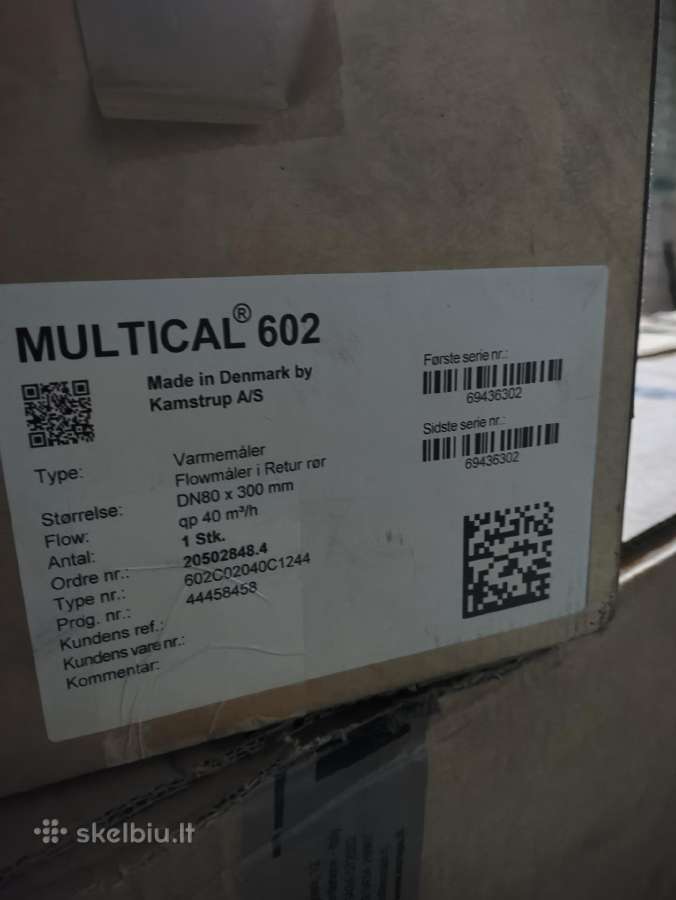 Kamstrup Multical 602 –šilumos ir srauto matuoklis - nuotraukos Nr. 3
