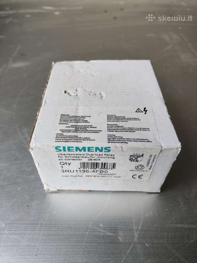 Siemens kontaktoriai, jungikliai, reles ir t.t. - nuotraukos Nr. 6