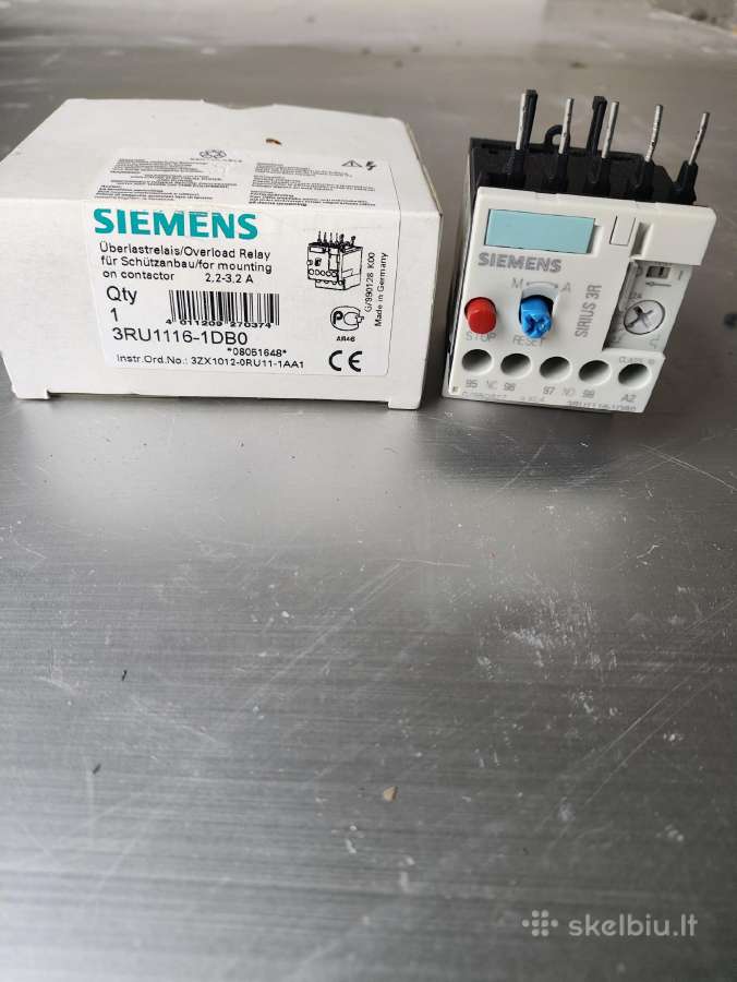 Siemens kontaktoriai, jungikliai, reles ir t.t. - nuotraukos Nr. 19