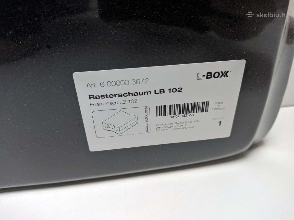 Bosch Professional Ls-boxx įdėklas (1600a001s1) - nuotraukos Nr. 7