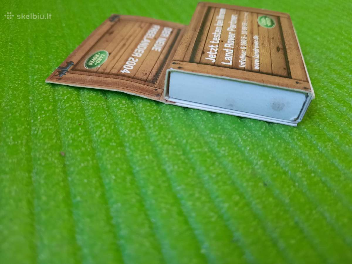 Kolekcinė Land Rover Freelander degtukų dėžutė - nuotraukos Nr. 5