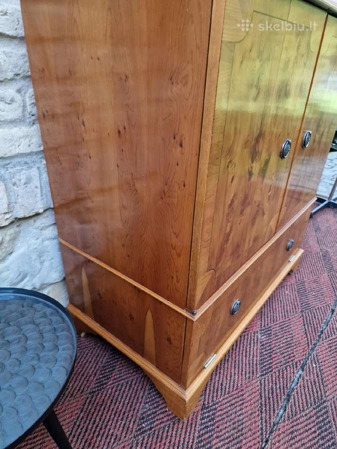 Vintažinė mid century riešutmedžio spintelė - nuotraukos Nr. 7