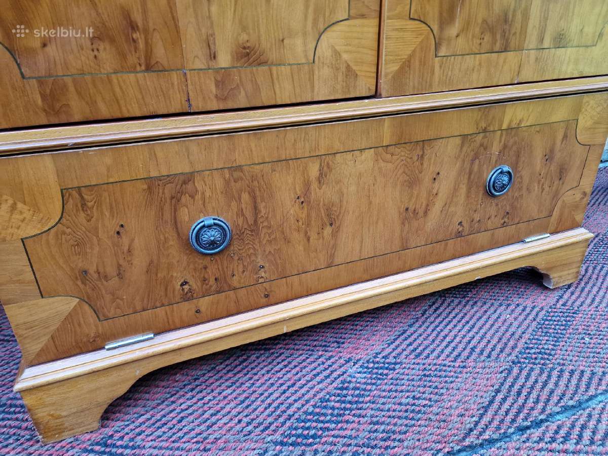 Vintažinė mid century riešutmedžio spintelė - nuotraukos Nr. 10