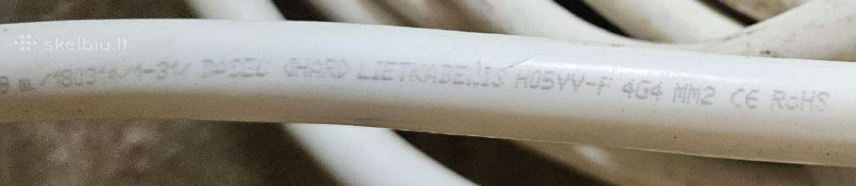 Elektros kabelis lankstus 4G-4mm2, 20m. - nuotraukos Nr. 4