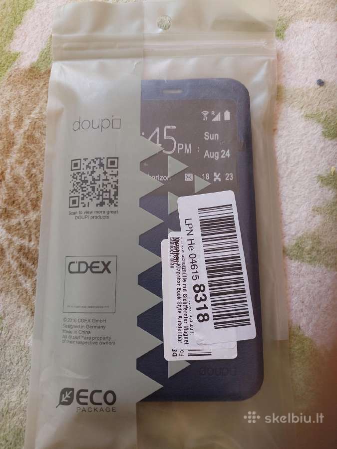 iPhone X / XS dėklas knygele – dirbtinė oda, Flipc