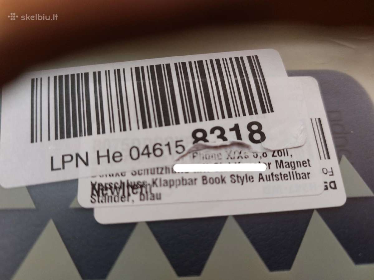 iPhone X / XS dėklas knygele – dirbtinė oda, Flipc - nuotraukos Nr. 2