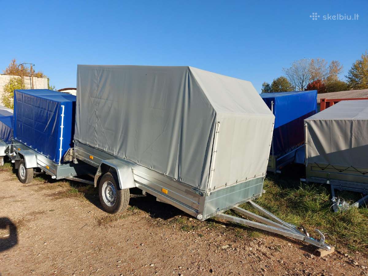 Parduodama itin stipri 3,3m priekaba su/be tento - nuotraukos Nr. 3