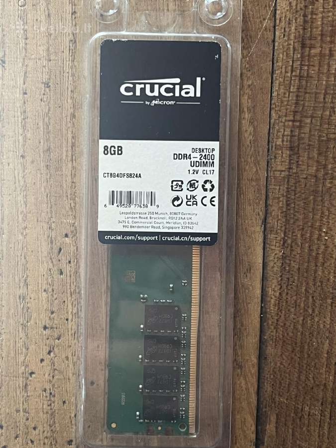 “Crucial 8gb ddr4-2400 RAM