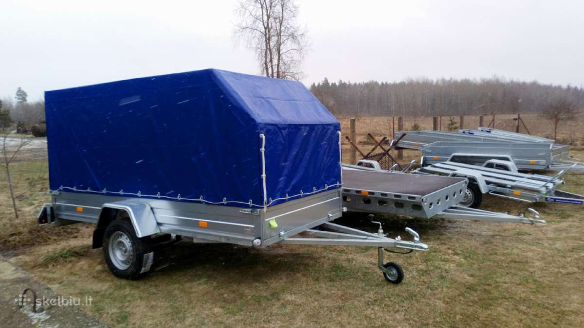 Parduodama itin stipri 3,3m priekaba su/be tento - nuotraukos Nr. 8