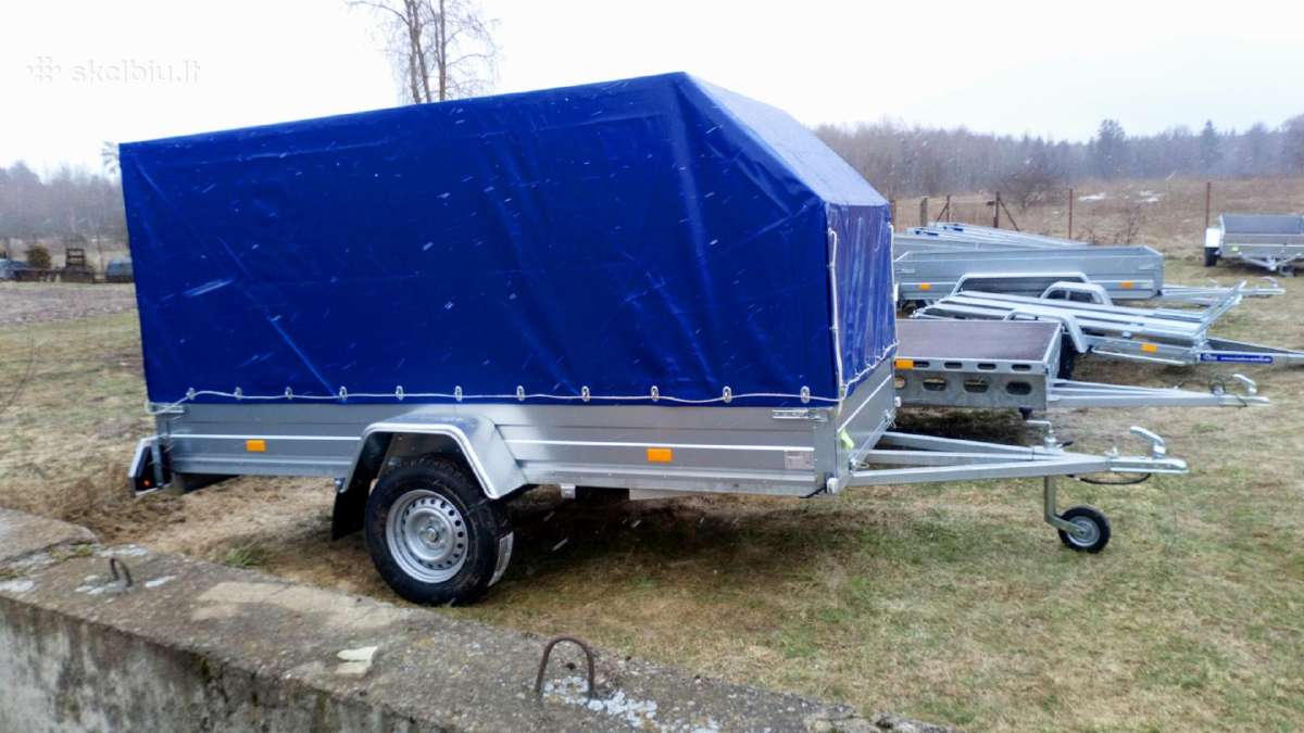 Parduodama itin stipri 3,3m priekaba su/be tento - nuotraukos Nr. 7