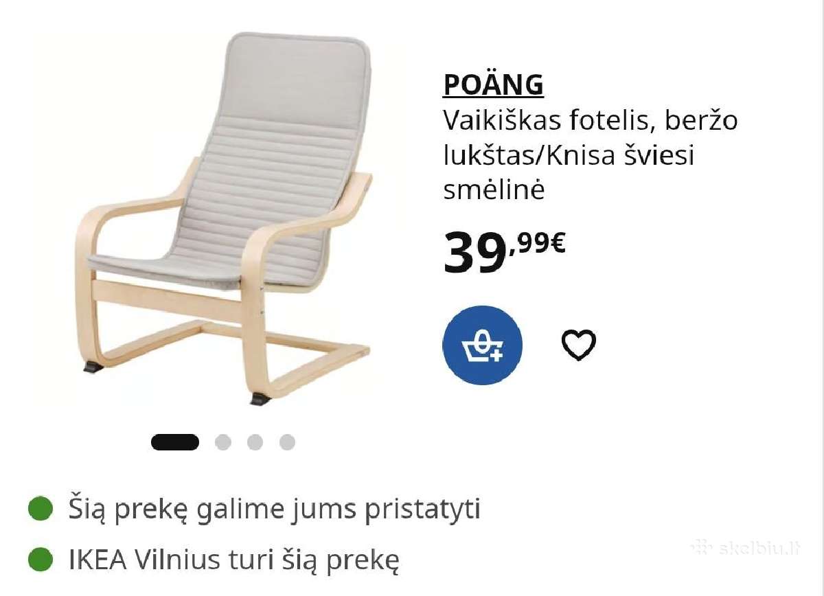 Ikėa foteliai su kavos staliukais - nuotraukos Nr. 5