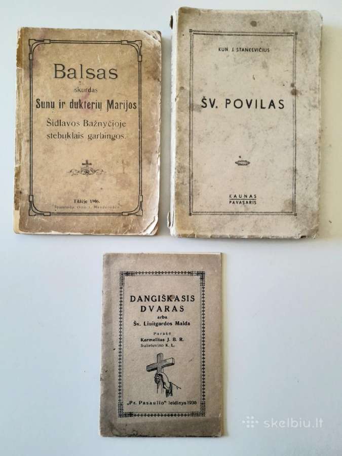 Knygos 1906m-1936m.