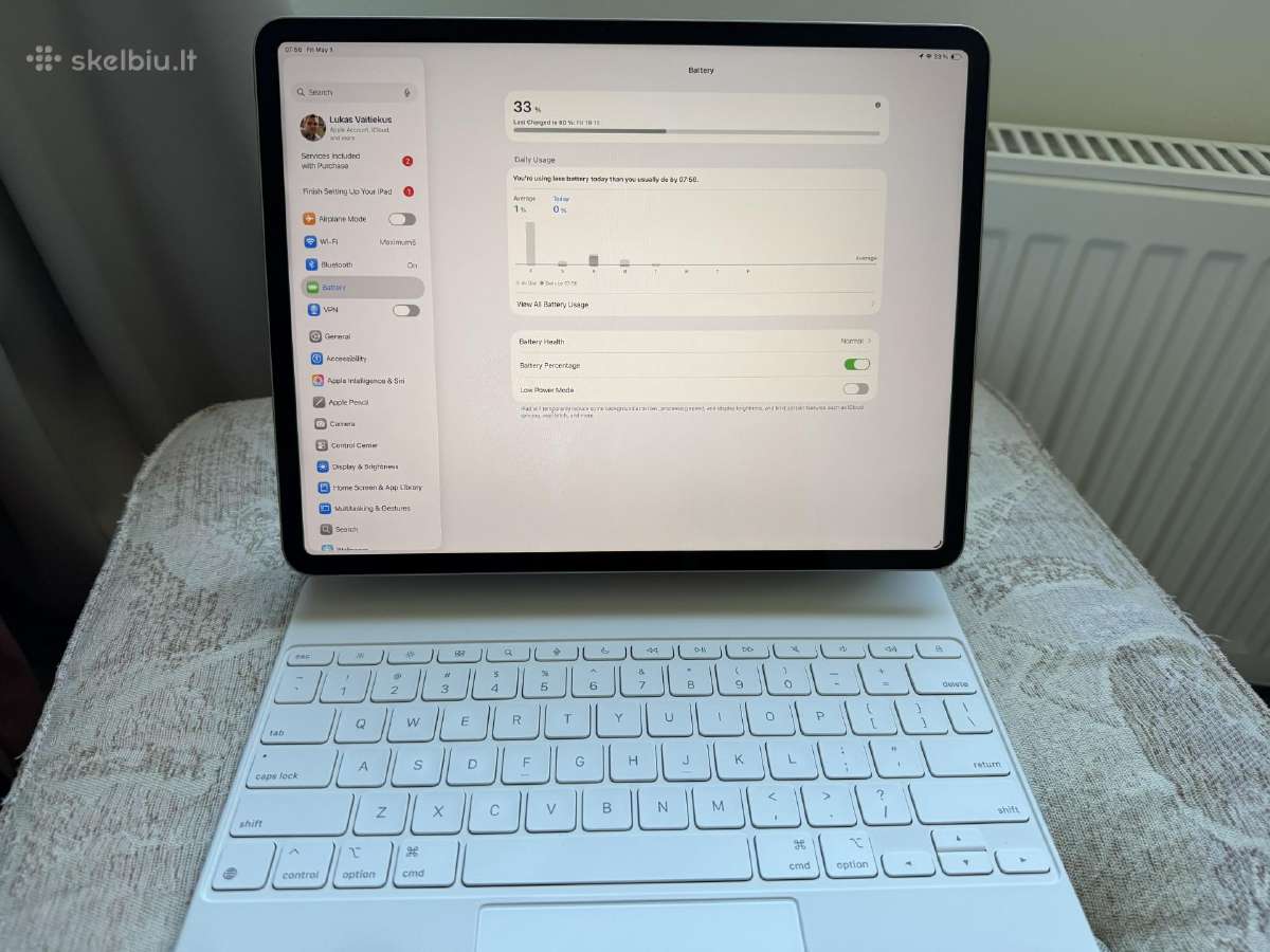 iPad Air 13 M3 128 GB + Magic Keyboard - nuotraukos Nr. 2