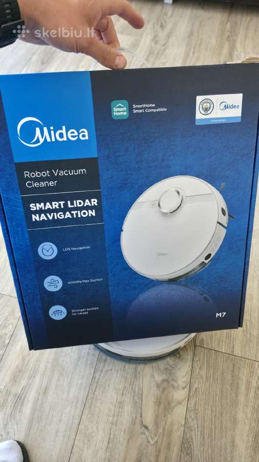 Dulkių siurblys - robotas Midea M7, baltos sp.