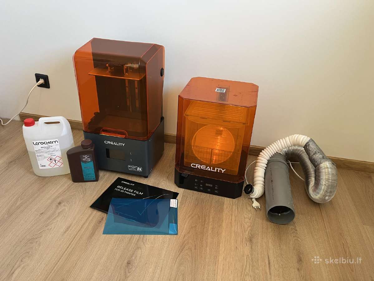 3D spausdintuvas dervinis resin pilnas komplektas