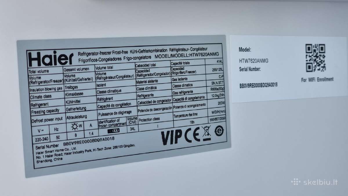 Naujas Haier Htw7620anmg+ Garantija - nuotraukos Nr. 25