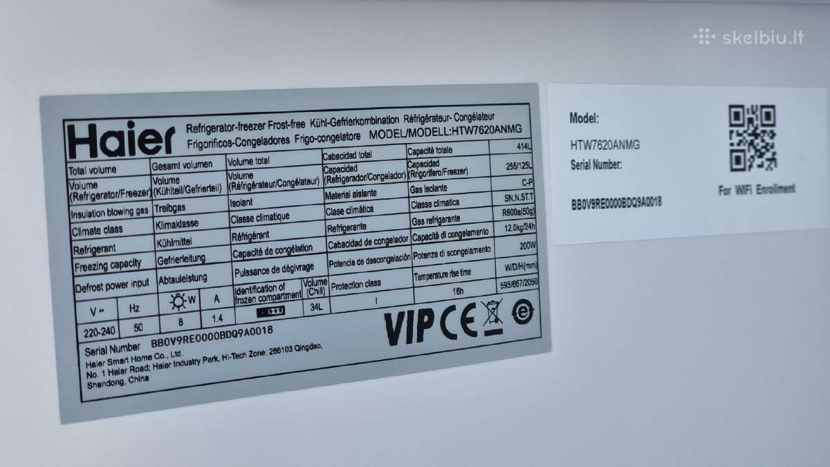 Naujas Haier Htw7620anmg+ Garantija - nuotraukos Nr. 29