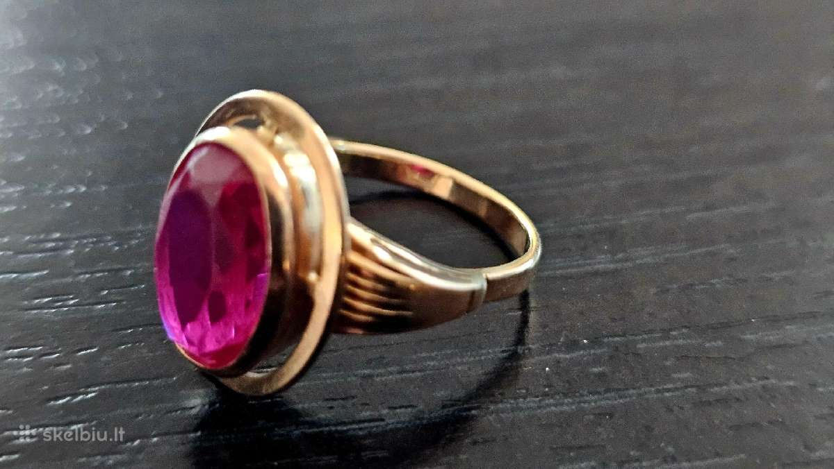 Auksinis žiedas 585c 7grm