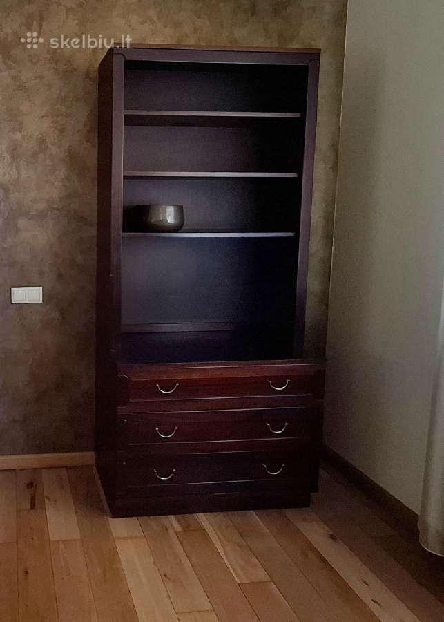 Modulinė sekcija iš tamsaus medžio - nuotraukos Nr. 2