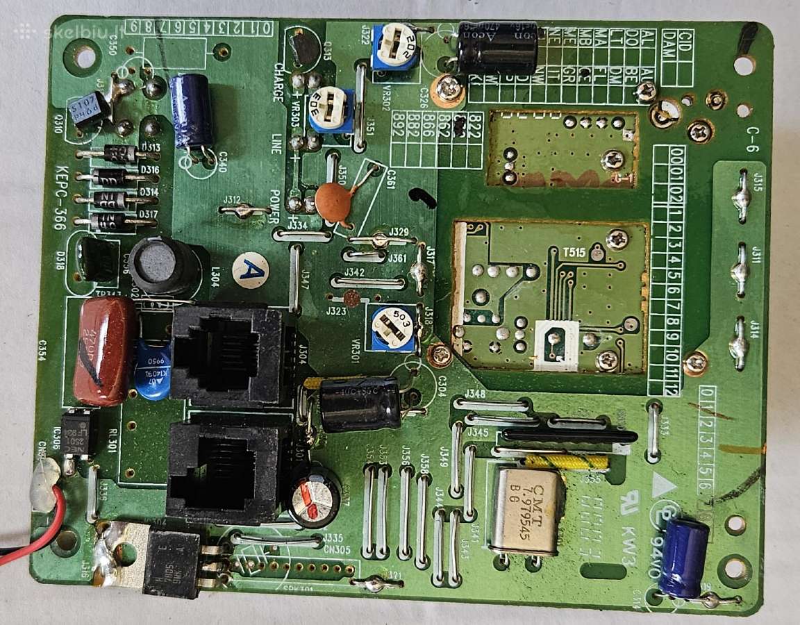Elektroninė plokštė ryšio valdymui Kepc-366
