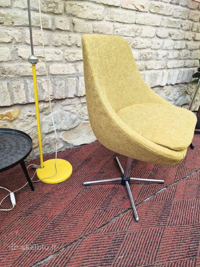 Vintažinis mid century Space Age st. fotelis - nuotraukos Nr. 4