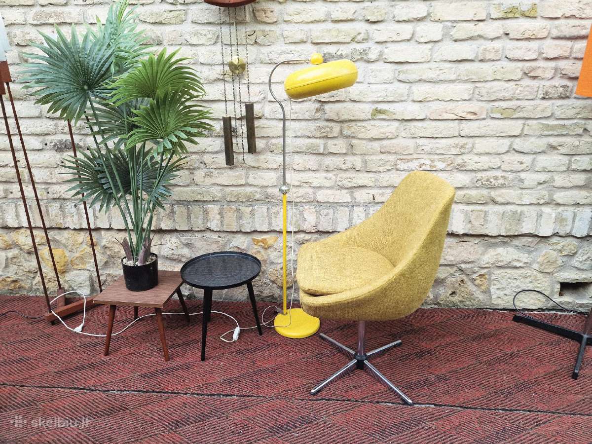 Vintažinis mid century Space Age st. fotelis - nuotraukos Nr. 5