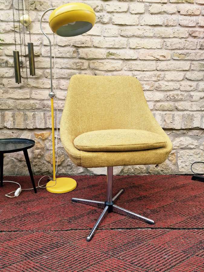 Vintažinis mid century Space Age st. fotelis - nuotraukos Nr. 6