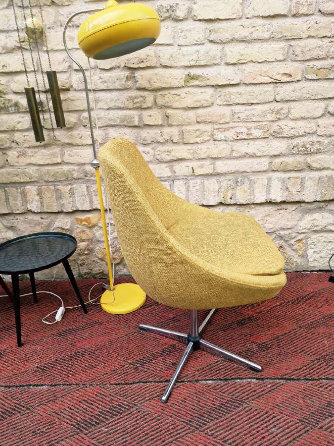 Vintažinis mid century Space Age st. fotelis - nuotraukos Nr. 8