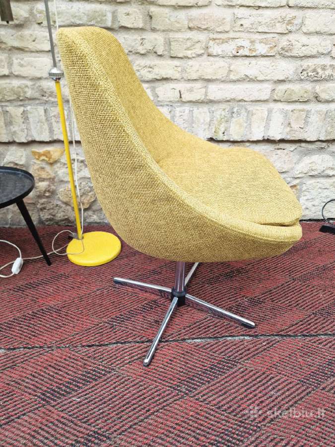 Vintažinis mid century Space Age st. fotelis - nuotraukos Nr. 10