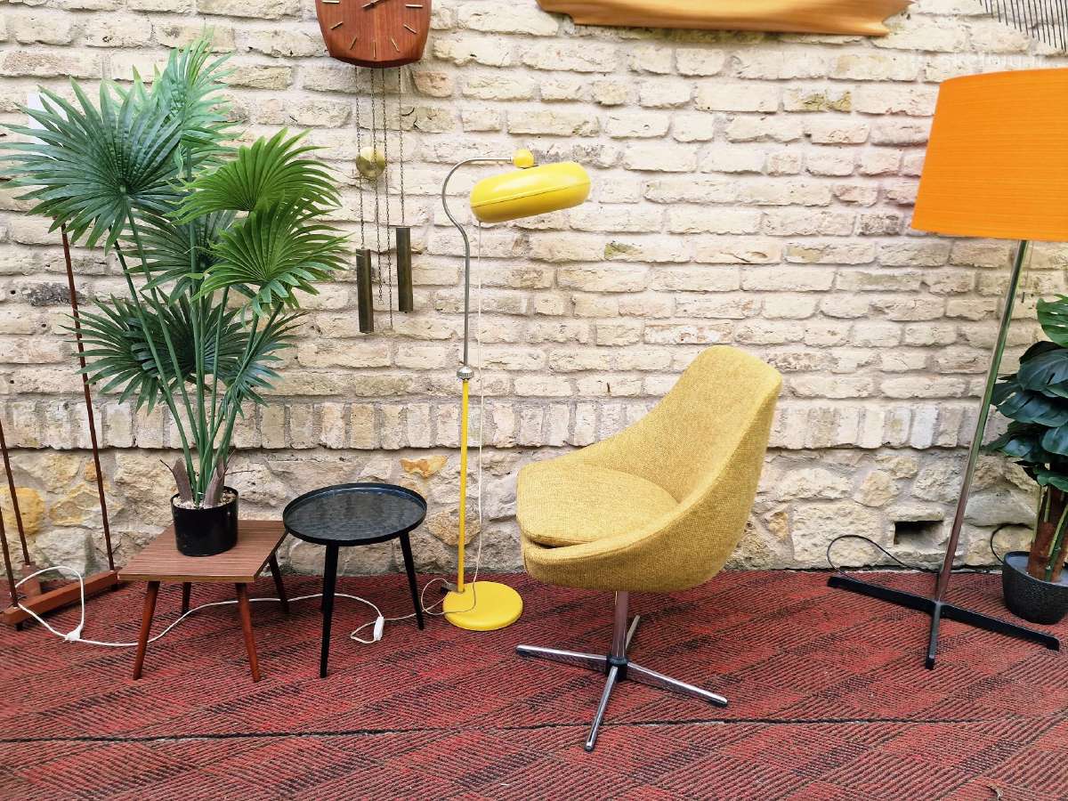 Vintažinis mid century Space Age st. fotelis - nuotraukos Nr. 11