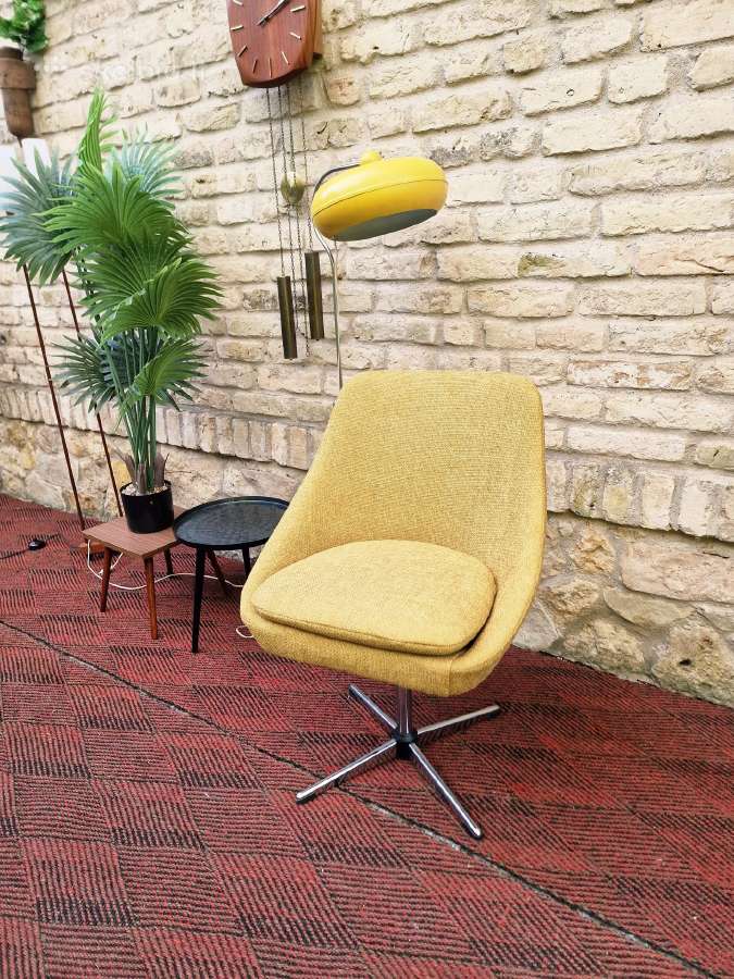 Vintažinis mid century Space Age st. fotelis - nuotraukos Nr. 14