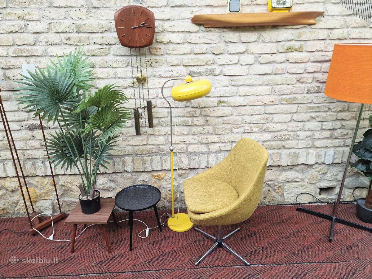 Vintažinis mid century Space Age st. fotelis - nuotraukos Nr. 16