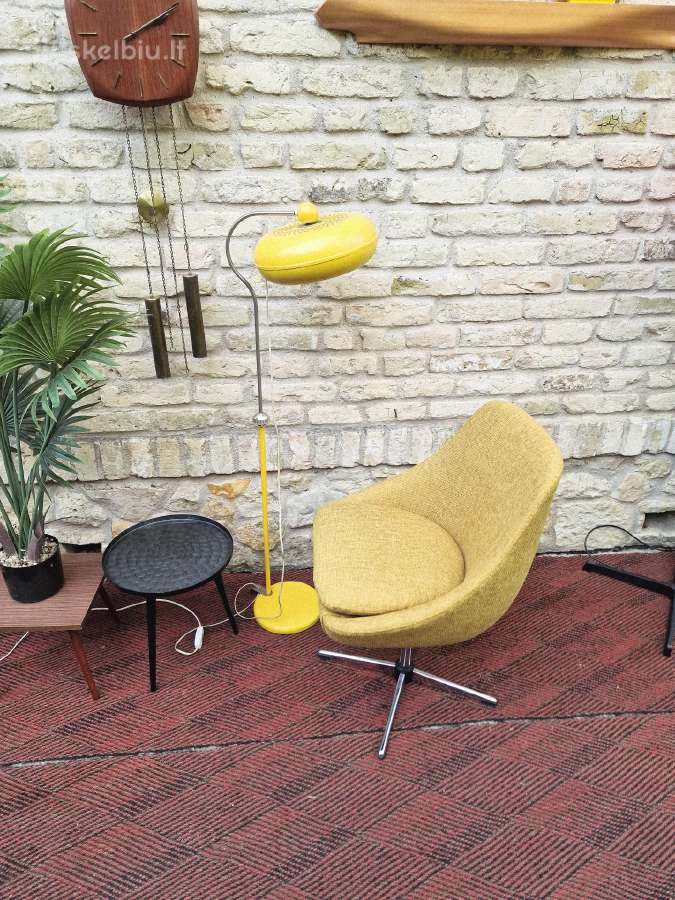 Vintažinis mid century Space Age st. fotelis - nuotraukos Nr. 25