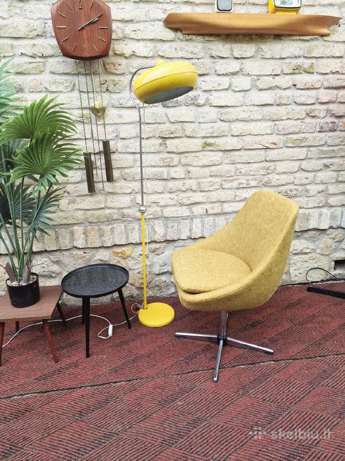 Vintažinis mid century Space Age st. fotelis - nuotraukos Nr. 26